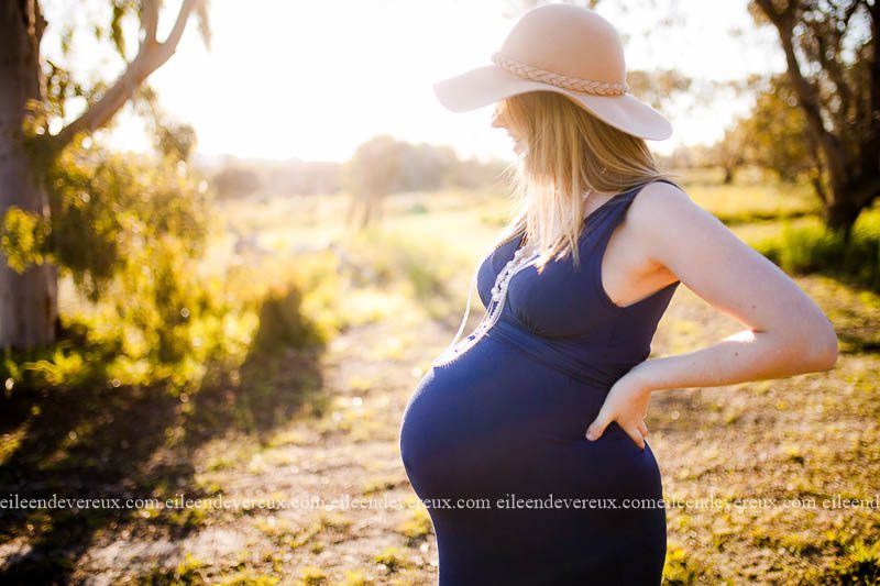 natural bushland maternity photo session, 