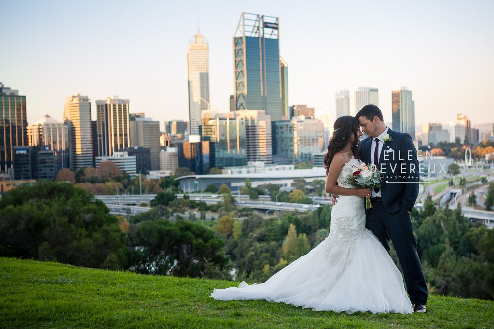 Kings park wedding anzac day sunset elopement