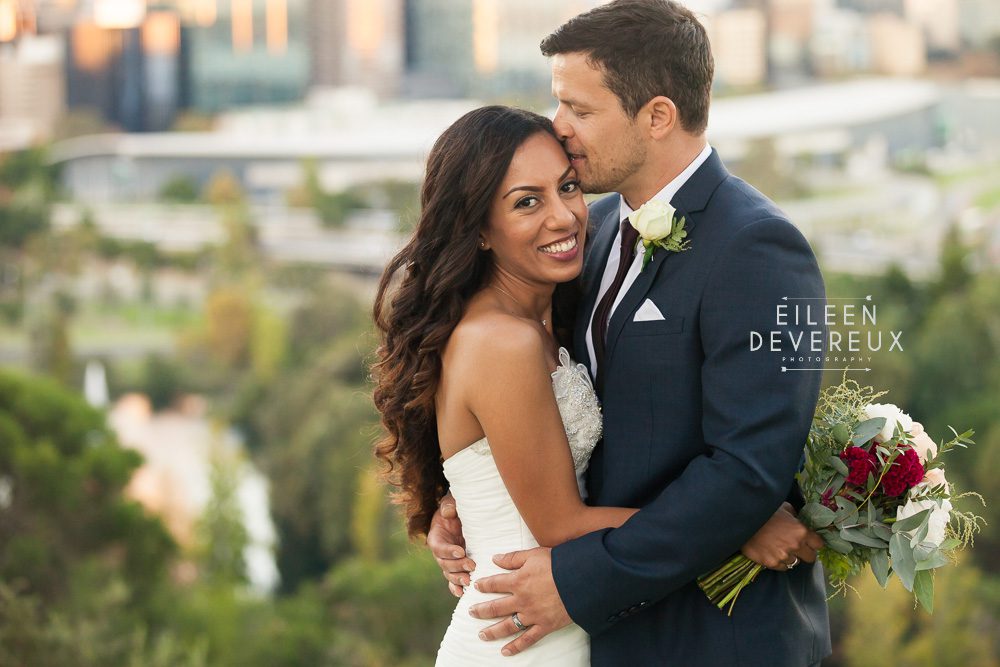 Kings park wedding anzac day sunset elopement