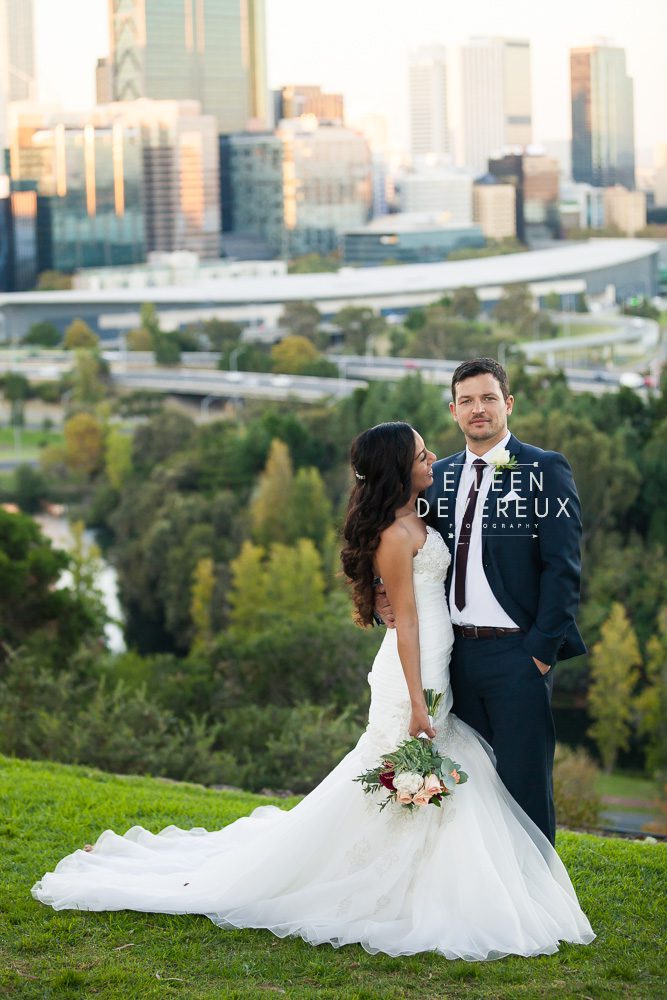 Kings park wedding anzac day sunset elopement