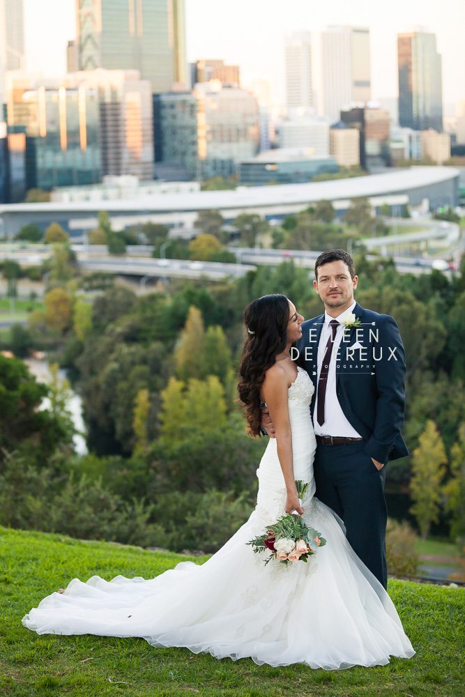 Kings park wedding anzac day sunset elopement