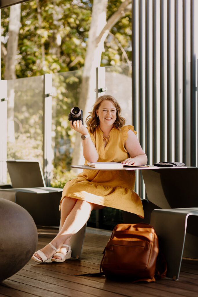 northern suburbs perth photographer eileen devereux smiling at camera